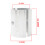 2Pièces Convertisseurs Guidon Aluminium Argent Durable 3