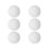6Pcs White Small Roulette Wheel Beads for Interactive DIY Game Play 1
