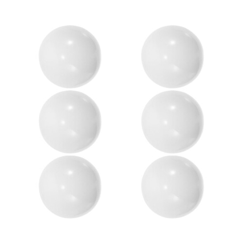 6Pcs White Small Roulette Wheel Beads for Interactive DIY Game Play