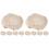 10Stk Backkorb Stoffabdeckungen Brotfermentation Beige 1