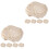 10Stk Backkorb Stoffabdeckungen Brotfermentation Beige 4