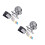 2Pcs Kids Game Machine Toy Black Lightweight Durable Party Props 4