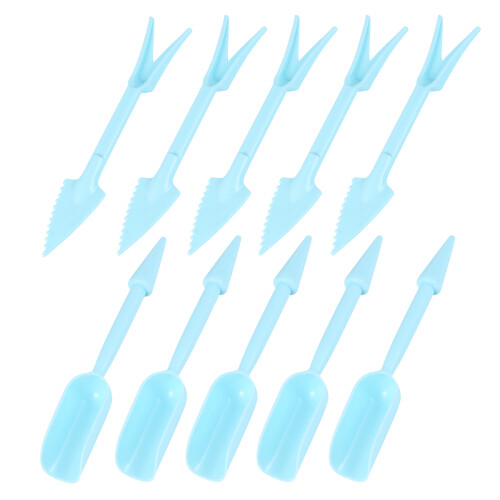30Pièces Ensemble Outils Jardin Bleu Pour Semis Transfert