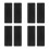 8Pcs Silicone Toaster Lid Cover Black 2 Slice Kitchen Use 7