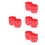 100Pcs Red Silicone Graduation Wristbands Decorative Bracelets 1