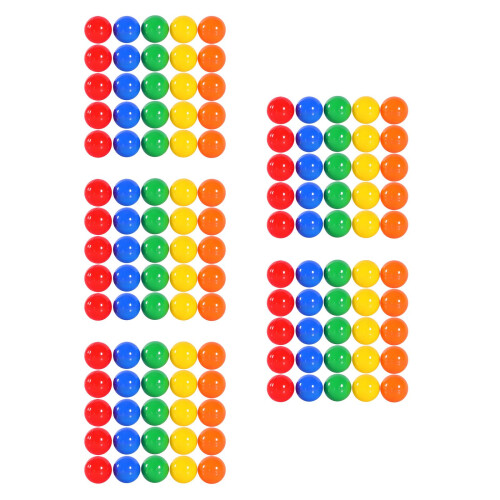 250Pcs Lightweight Plastic Balls Openable Colored Party Balls