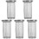 5Pcs Stainless Steel Tea Leaf Strainers Silver Tea Infuser Set 1