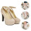 1Paire Chaussures Dorées 7