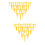 200Pcs Plastic Pizza Tripod Stack Stand for Pizzeria and Cafe 7