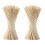 2000Pièces Bâtons Bambou Khaki Jetables Pour Barbecue Grillades 2