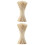 2000Pièces Bâtons Bambou Khaki Jetables Pour Barbecue Grillades 5