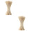 2000Pièces Bâtons Bambou Khaki Jetables Pour Barbecue Grillades 6