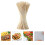 2000Pièces Bâtons Bambou Khaki Jetables Pour Barbecue Grillades 8