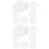 2Sets Cute Acrylic Cup Pads Heat Insulation Coasters for Dining Table 6