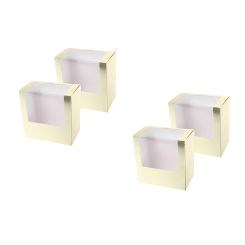 4Pcs Paper Hat Storage Case Display Box
