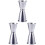 3pcs Cocktail Glass Double Head 8