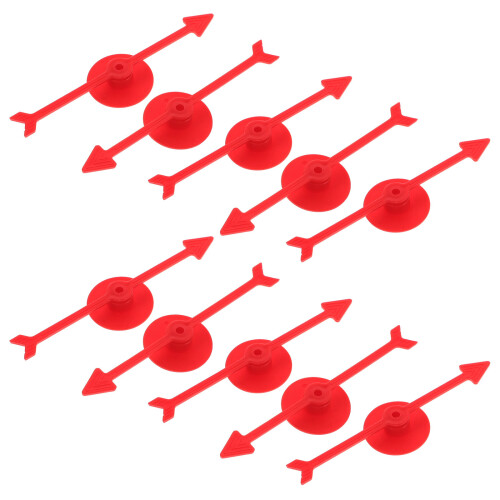 40Pcs Plastic Arrow Game Red Desktop Toy for Game Night 2