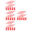 40Pcs Plastic Arrow Game Red Desktop Toy for Game Night 4