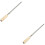 2Pcs Durable Stainless Steel Grain Sampler Wheat Rice Soil Sampler Kit 4