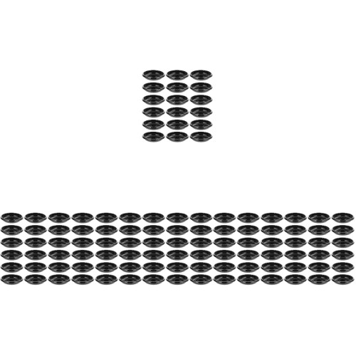 600Pcs Black Sauce Round for Home Use 1