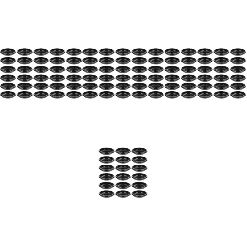 600Pcs Black Sauce Round for Home Use 2