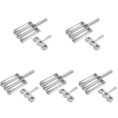 5Sets Stainless Steel Meatball Maker Tool with Spatula for Kitchen Use