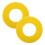 6Pcs Vehicle Shock Absorption Rubber Rings Yellow Auto Buffer Cushions 2