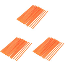 108Pcs Orange Plastic Spoke Wraps Universal Covers for Motorcycle Rims