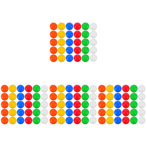 120Pcs Assorted Color PVC Balls Openable Sphere Game Balls