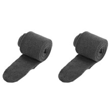 2Pcs Dark Grey Thick High Elasticity Autumn Winter Leggings for Women