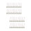 Diaphragm Multi-Color For Guitar And Boxes 40pcs 4