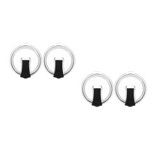 4 Pcs New Leak Spill Proof Lid For 20 Oz And Other Tumblers (Black)