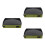 3Pcs Foldable Litter Box Portable Green Oxford Material 9
