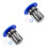2Pcs Durable Stainless Steel Floor Drainer for Bathroom Kitchen Silver 4