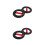 2Pcs Heavy Grip Hand Grippers for Exercising Black Durable Trainer 7