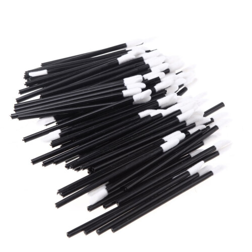100Pcs Black Nylon Bristle Applicators 2