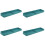 4Pcs Magnetic Silicone Over Stove Rack Blue Kitchen Storage Shelf 5