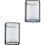 2Pcs Flexible Tpu Black Watch Protective Case Thin Lightweight Cover 3