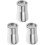 3Pcs Stainless Steel Coffee Filter Silver Fine Mesh Sifter for Kitchen 4