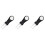 3Pcs Folding Golf Divot Tool Black Fork Grass Repair Tool 4