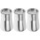 3Pcs Stainless Steel Coffee Filter Silver Fine Mesh Sifter for Kitchen 5