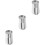3Pcs Stainless Steel Coffee Filter Silver Fine Mesh Sifter for Kitchen 6