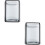 2Pcs Flexible Tpu Black Watch Protective Case Thin Lightweight Cover 6
