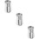 3Pcs Stainless Steel Coffee Filter Silver Fine Mesh Sifter for Kitchen 10