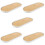 5Pcs Elegant Oval Vanity Tray White Bamboo ABS for Home Storage 7