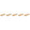 5Pcs Elegant Oval Vanity Tray White Bamboo ABS for Home Storage 8