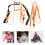 4Pcs Ski Harness Adjustable Nylon Skiing Traction Straps 9