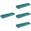4Pcs Magnetic Silicone Over Stove Rack Blue Kitchen Storage Shelf 6