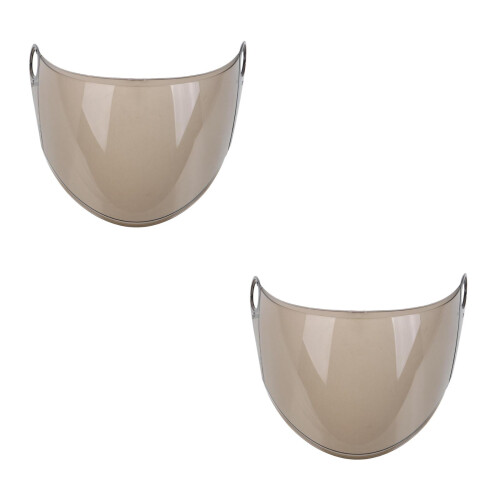2Pcs Universal Black ABS Motorcycles Visor Wind Shield Cover