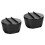 2Pcs Black Multipurpose Bowls for Salad, Noodles, and Fruit Storage 4